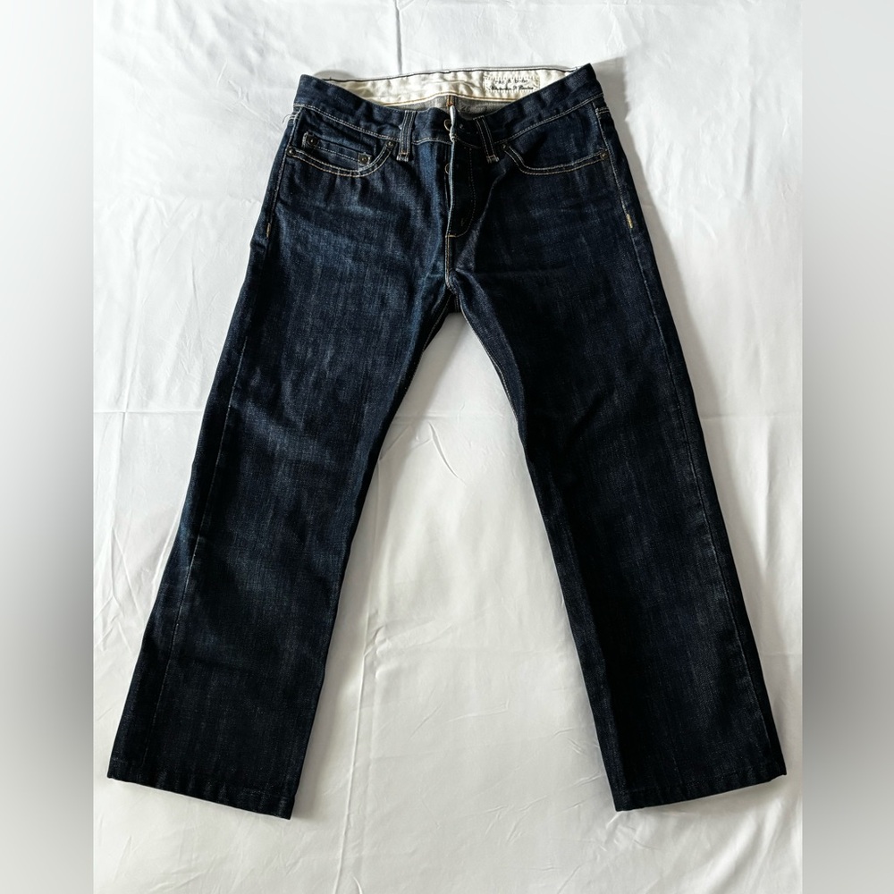 rag & bone Women's Dark Blue Ankle Jeans